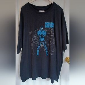 LOOTCRATE/LOOTWEAR ORIGINAL MARVEL BLACK PANTHER WAKANDA FOREVER 4XL T-SHIRT